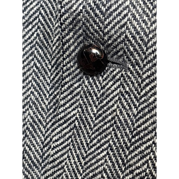 VTG Anderson Little‎ 2 Knot Button Suit Jacket Blazer Herringbone Tweed Wool - Picture 4 of 12